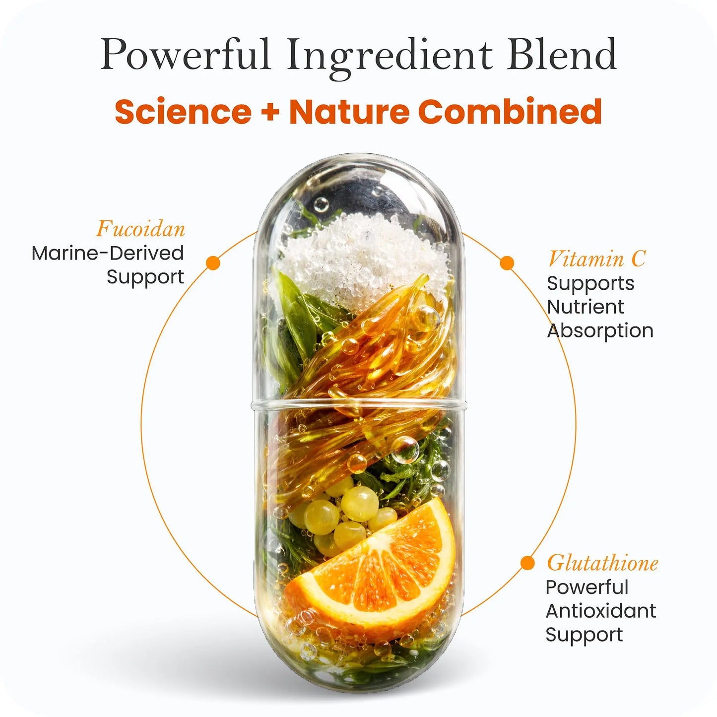 Advanced Glutathione Complex 500mg – with Fucoidan & Vitamin C – Antioxidant Support for Skin Glow, Detox & Immune Health – Non-GMO, Made in USA (60 Capsules) Collagen Laborés buy supplements Au