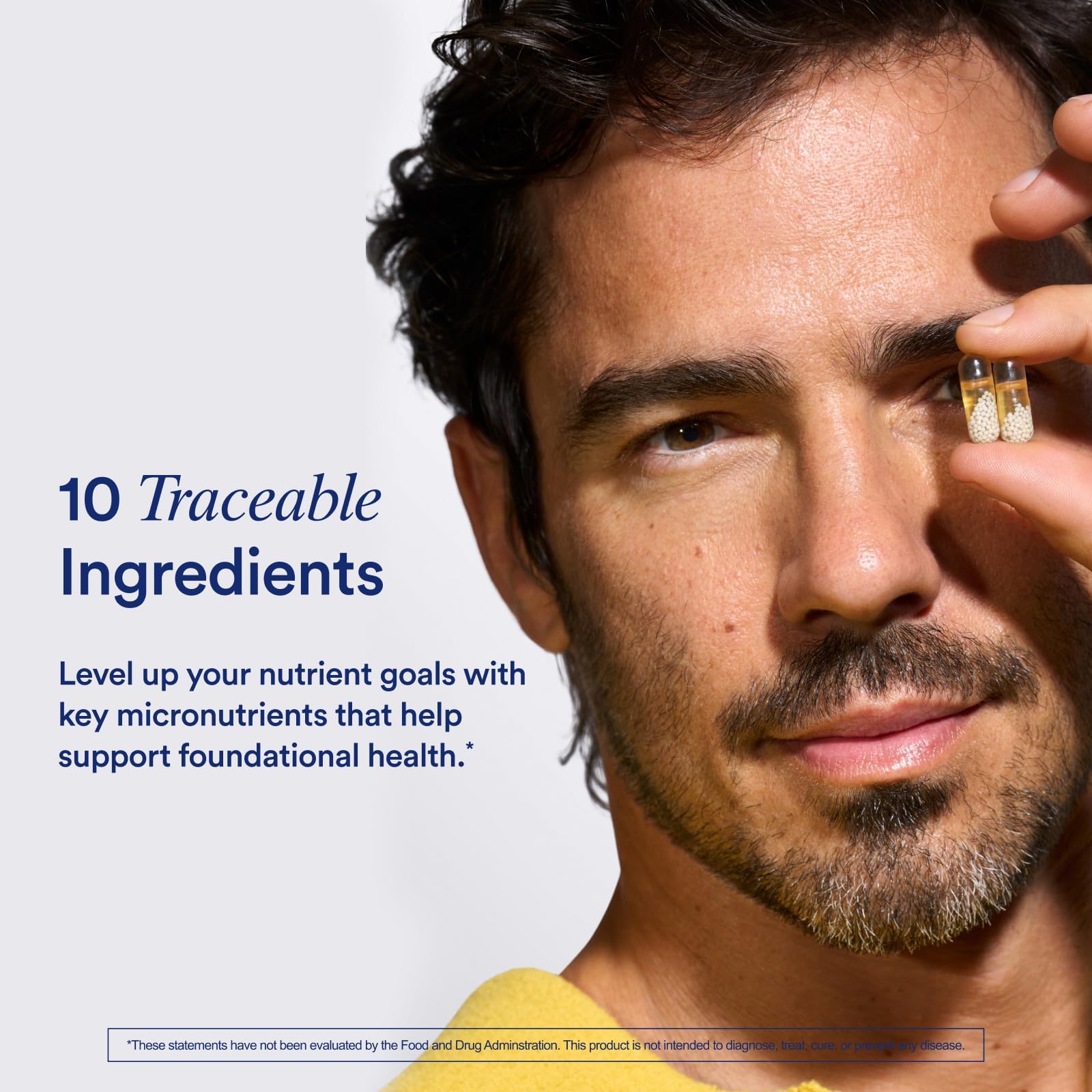 Ritual Multivitamin for Men 18+ with Zinc, Vitamin A and D3 for Immune Function Support*, Omega-3 DHA, B12, K2 RitualBuy Supplements Australia