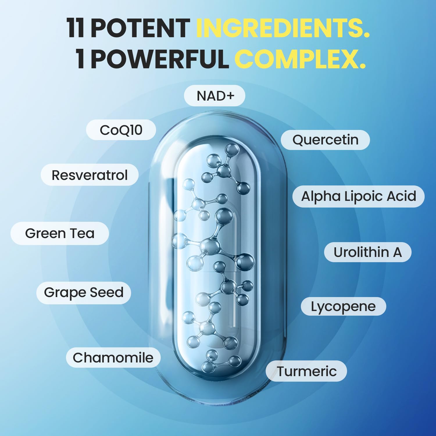 Liposomal NAD+ Supplement Extra Strength | Urolithin A, Resveratrol, CoQ10 - Women & Men - ALA, Green Tea, Quercetin, Lycopene | High Purity, Energy & Regeneration - Made in USA – 60ct VitamaxBuy Supplements Australia