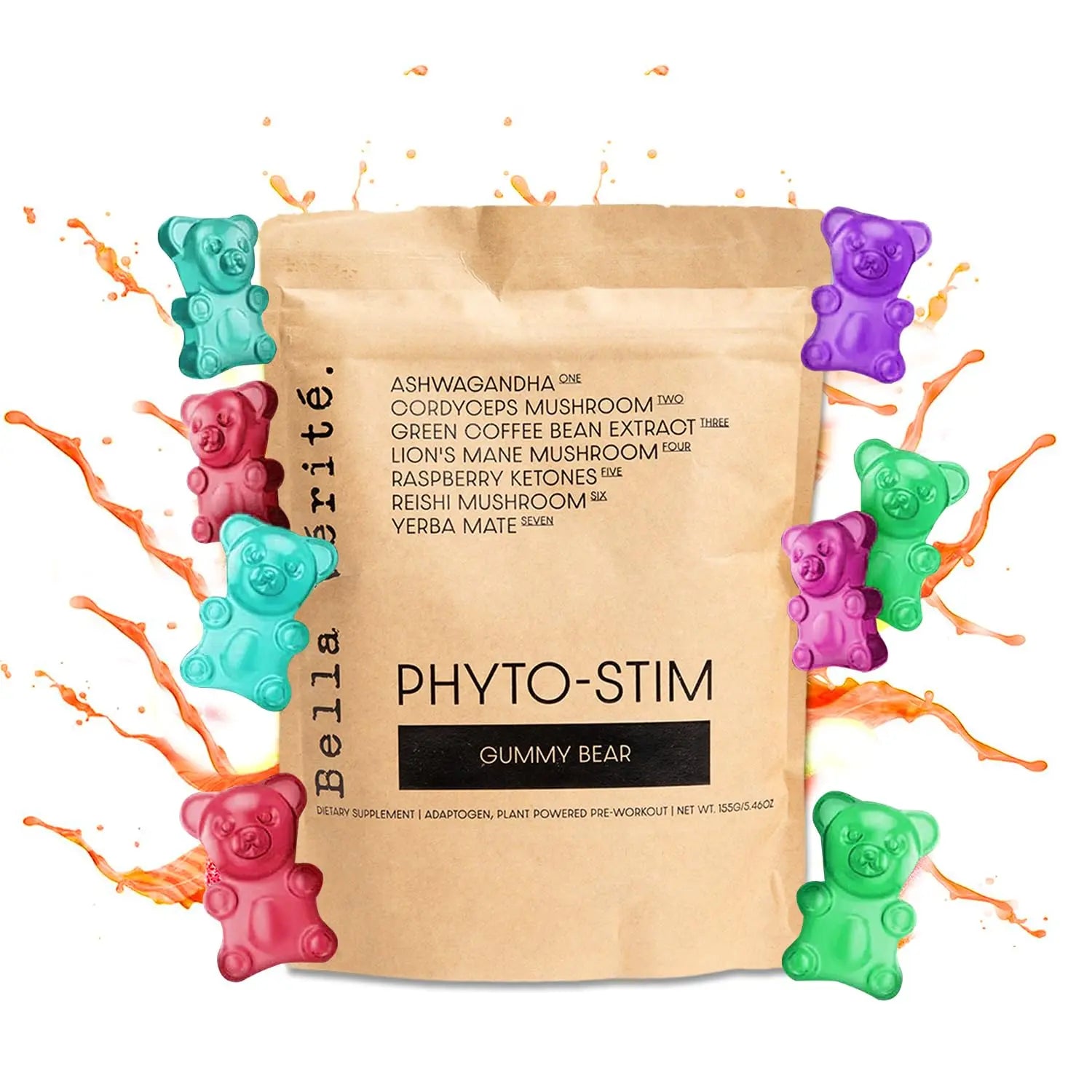 Bella Vérité Phyto Stim | Natural Pre Workout Powder | Yerba Mate and Ashwagandha Bella Vérité.