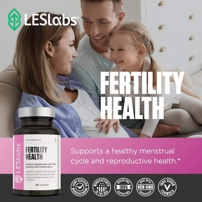 LES Labs Fertility Health – Cycle Regulation, Ovulation & Fertility Support, Hormonal Balance, Ovarian Health LES Labs