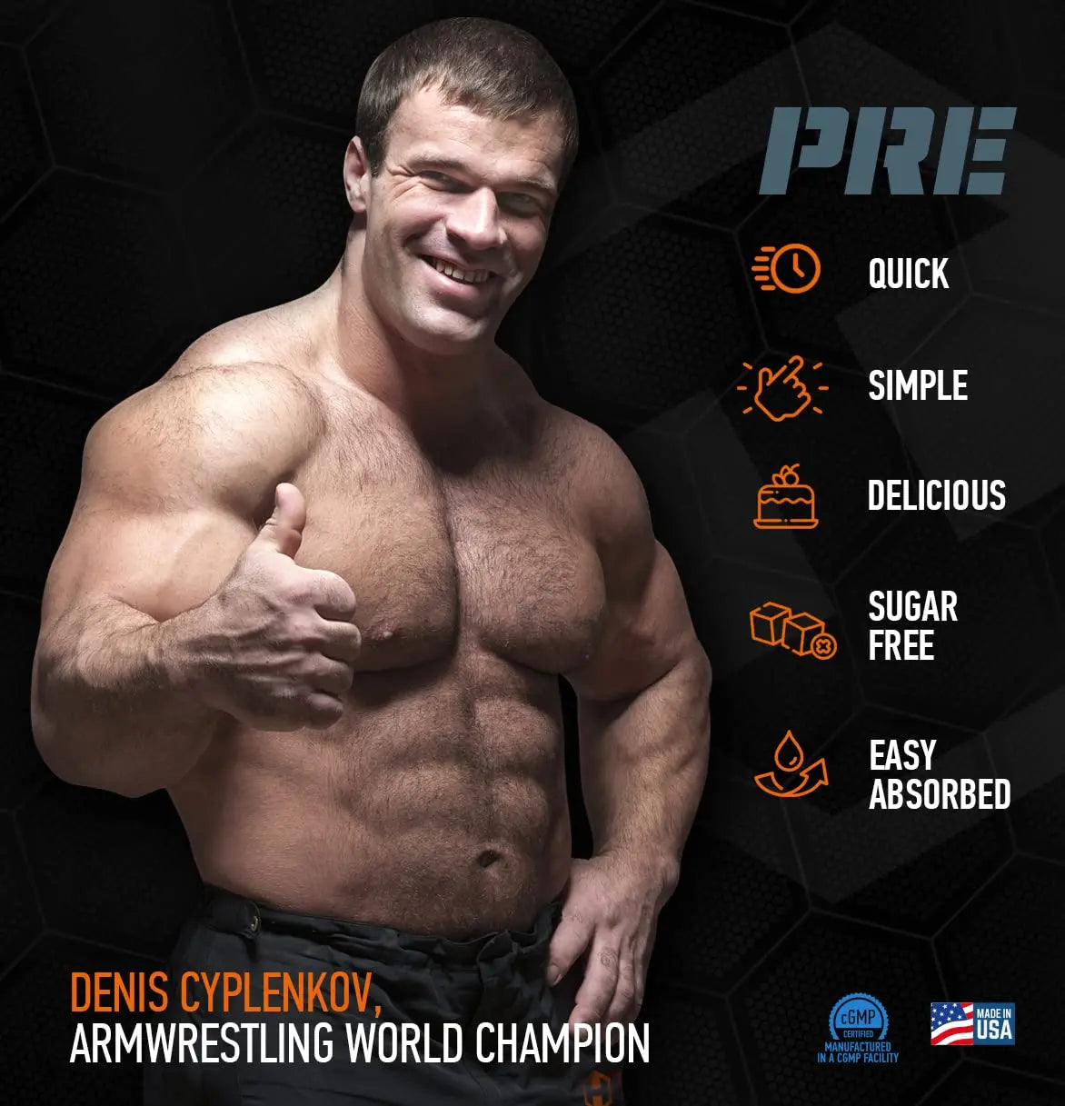 HARDLABZ PRE – Extra Strength Liquid Pre-Workout Energy Shot with Caffeine (250 mg) HARDLABZ