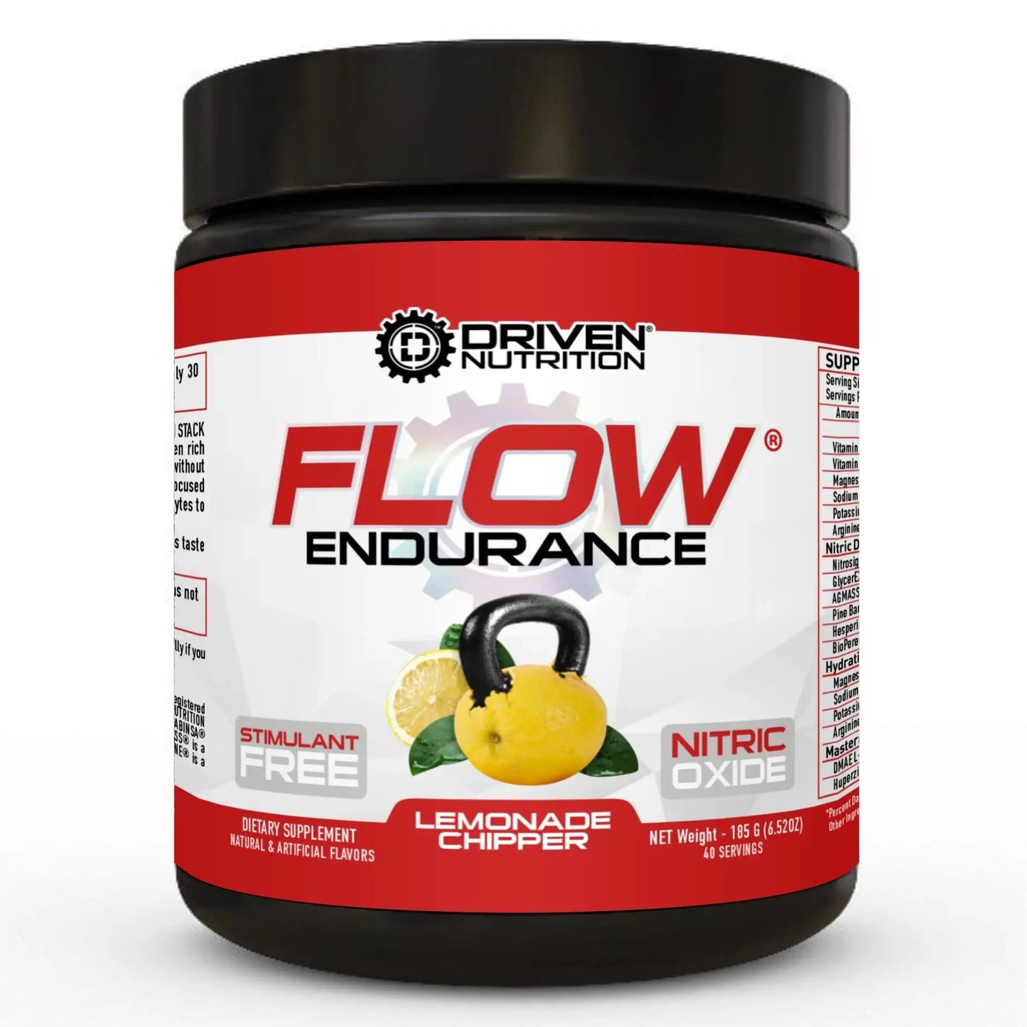 Driven Nutrition Flow - Cognitive Nitric Oxide Nootropic - Endurance & Energy - Increase Driven Nutrition