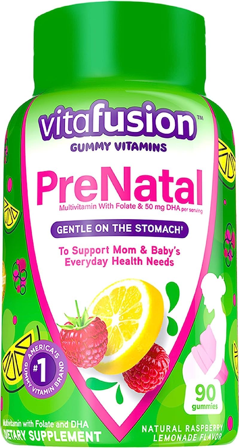 vitafusion PreNatal 90 Count Pregnancy Vitamins for Women Gummy Vitamins Vitafusion
