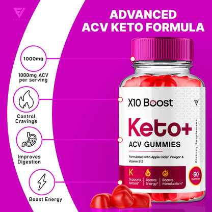 X10 Boost Keto ACV Gummies, X10 Keto Boost Gummies Advanced X10boost, X 10 Keto Fyvus