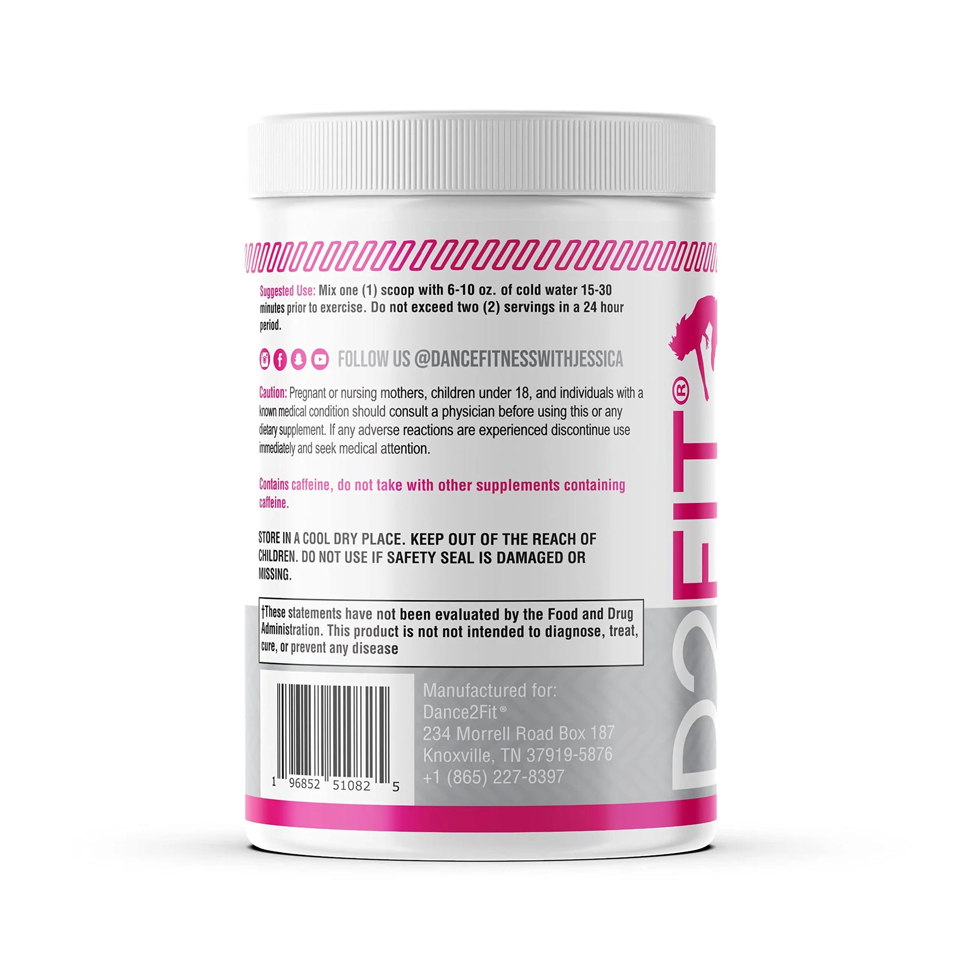D2Fit (by Jessica Bass Women’s Pre Workout Multi Collagen (2.5g) + Biotin (150mcg) D2Fit