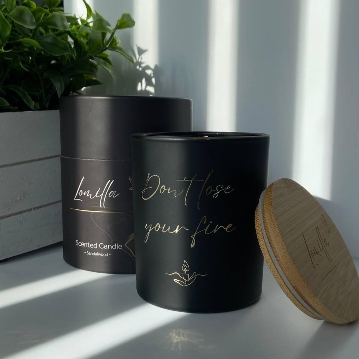 100% Natural Soy Wax Candle, Valentines Day Gifts for Women & Men, Candles for Home Lomilla