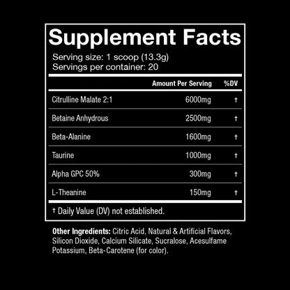 THE CURSE! JNX Sports Non-Stim Pumps Pre-Workout Supplement - Maximum Power THE CURSE!