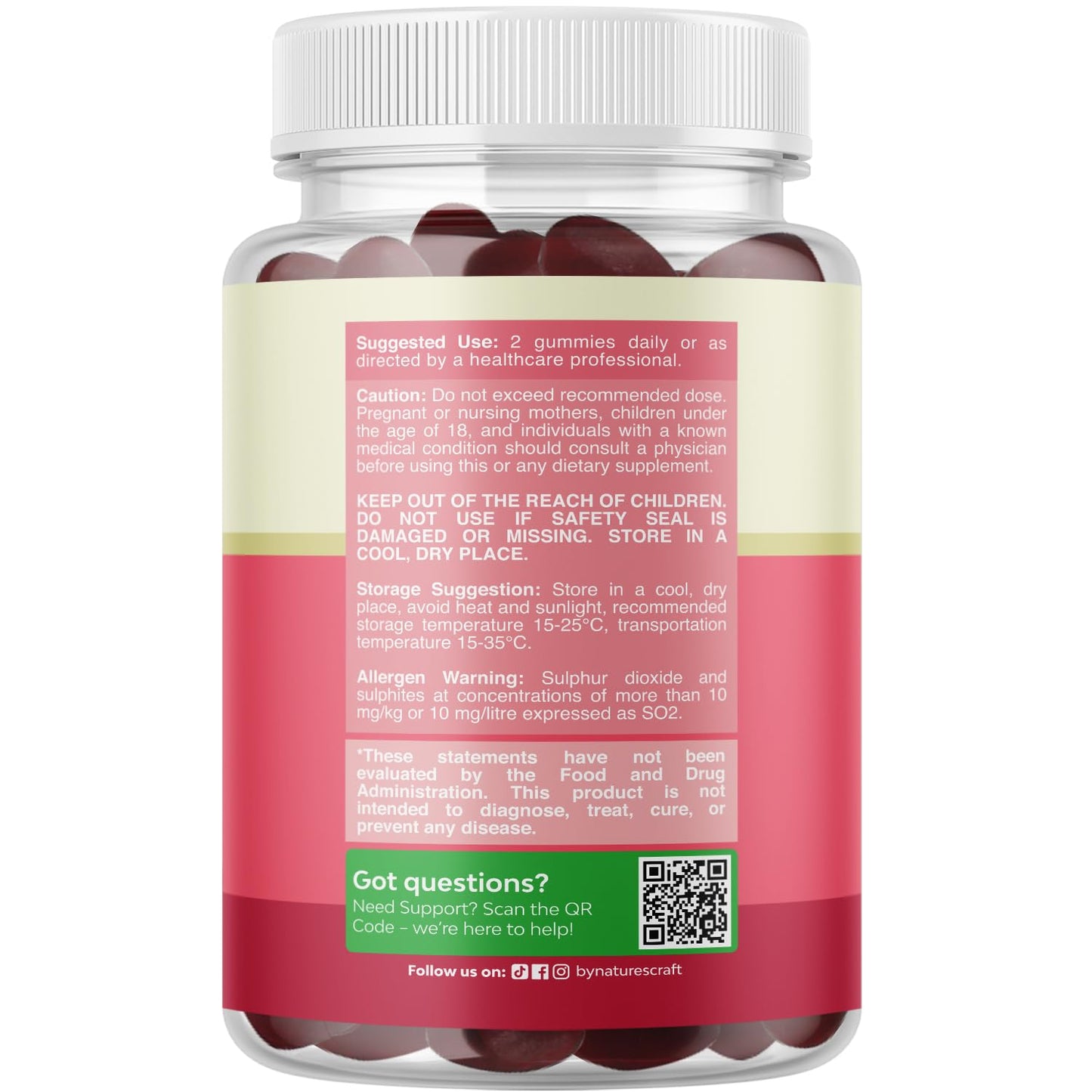 Hormone Balance for Women Gummies of All Ages - PMS Support Supplement for Women to Regulate Menstrual Cycle & Hormonal Balance Menopause & Mood Swings with Vitamin B6 & Dong Quai - 60 Chews Natures CraftBuy Supplements Australia