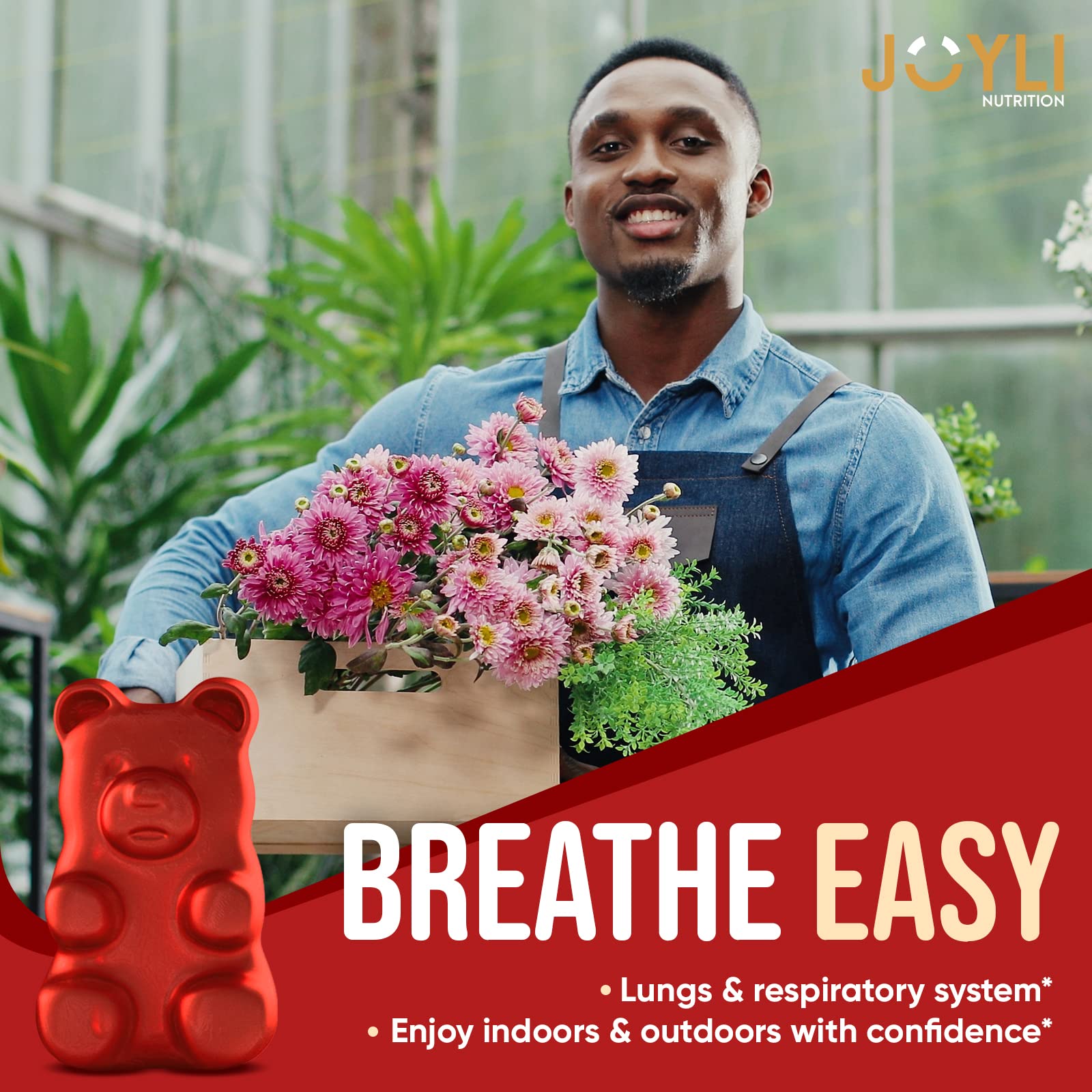 JOYLI Quercetin Gummies - Pure Quercetin with Bromelain Zinc Vitamin C & Vitamin D3 JOYLI Nutrition