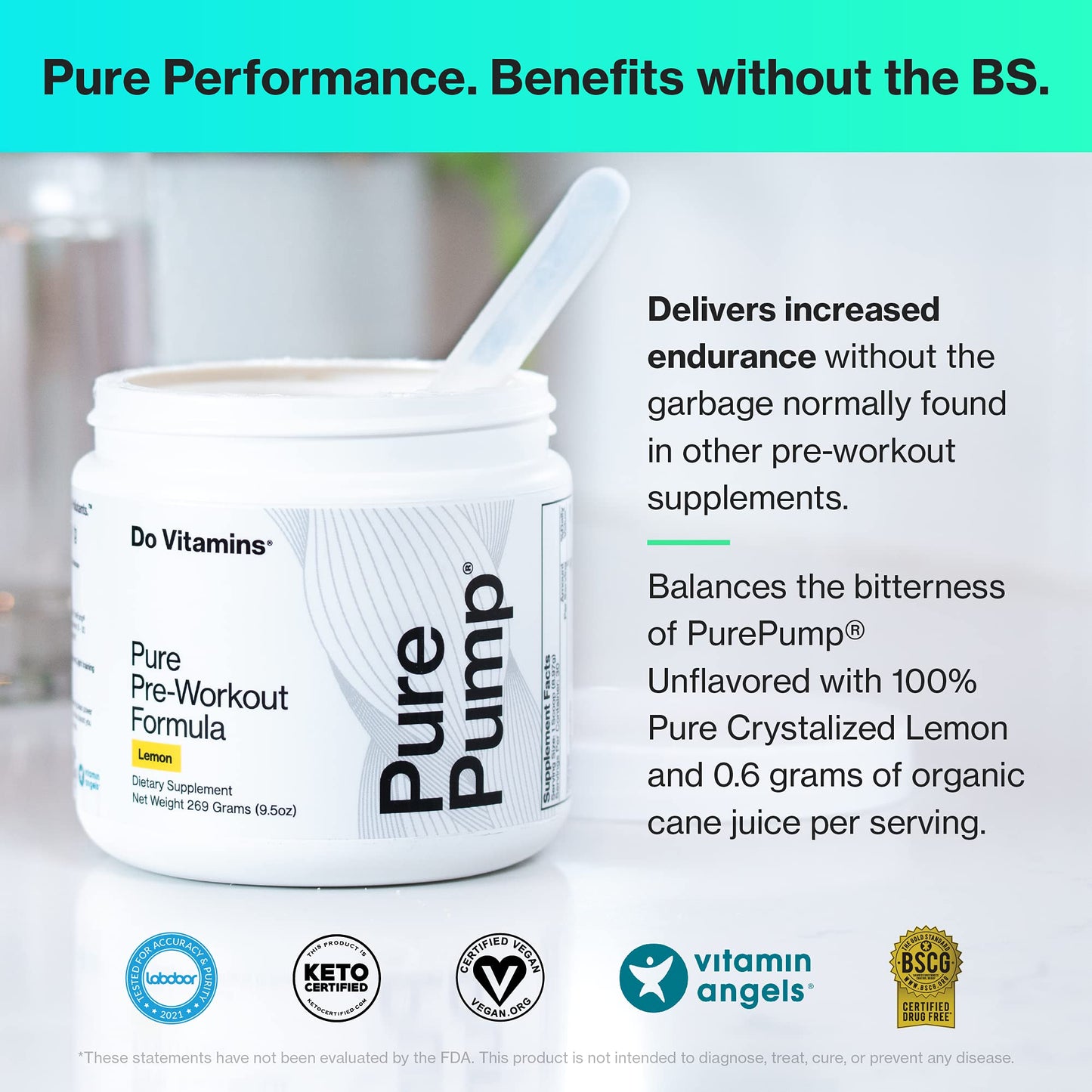 Do Vitamins PurePump - All-Natural Clean Preworkout Powder, Boost Energy, Focus Do VitaminsBuy Supplements Australia