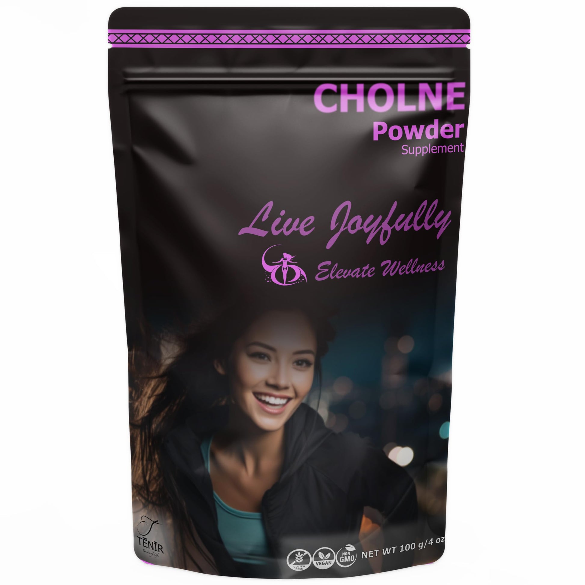 TĒNĪR Essence of Life Pure Choline Food Grade | Non-GMO, Keto-Friendly | Postnatal Multivitamin TĒNĪR Essence of Life