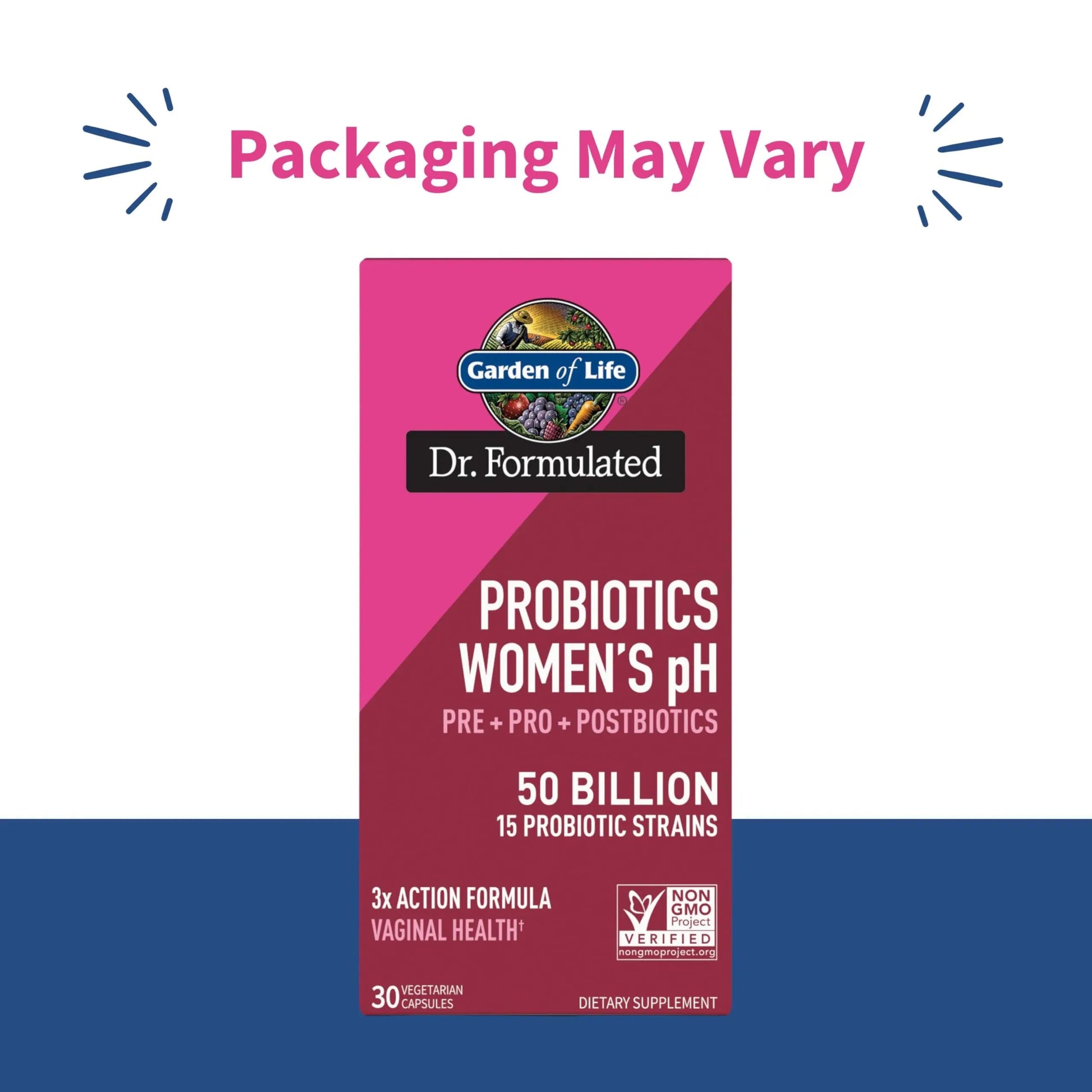 Garden of Life Dr Formulated Once Daily 3-in-1 Complete Prebiotics, Postbiotics & Probiotics for Women, PRE + PRO + POSTBIOTIC Supplement for Women’s Digestive, Immune & Vaginal Health, 30 Day Supply Garden of LifeBuy Supplements Australia