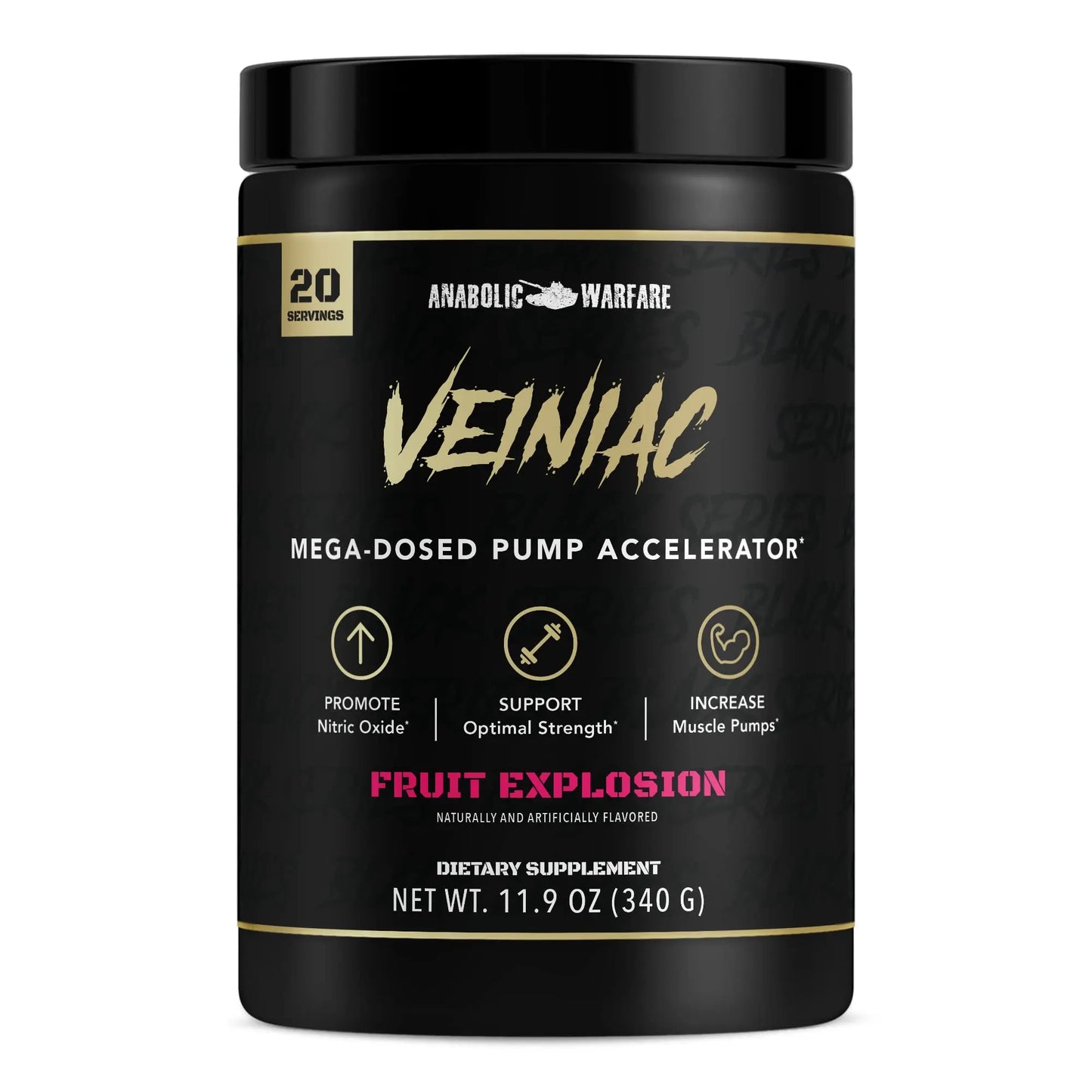Anabolic Warfare Veiniac Muscle Pump Activator Supplement Stimulant Free Pre-Workout Anabolic Warfare