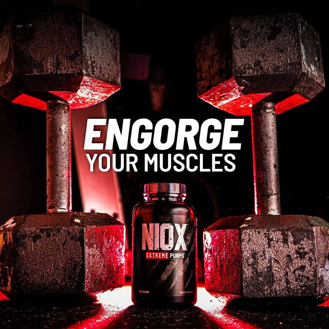 Nutrex Research NIOX Extreme Pumps - 180-Count Pre-Workout Pump Supplement Nutrex Research