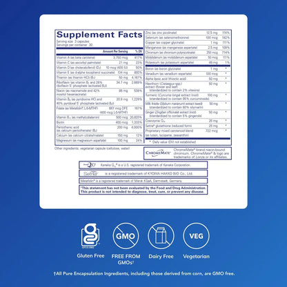 Pure Encapsulations UltraNutrient - Minerals & Multivitamins - Supports Liver & Heart Health* - Supplement for Antioxidants - with Vitamin C, CoQ10 - Non-GMO * Gluten-Free - 90 Capsules Pure Encapsulations buy supplements Au