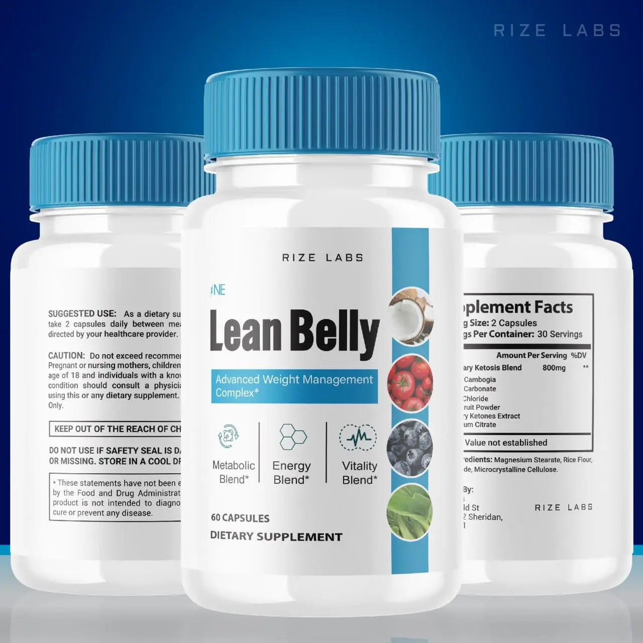 (2 Pack) Ikaria Lean Belly Juice Capsules for Weight Loss - IkariaLeanBelly Advanced rize labs