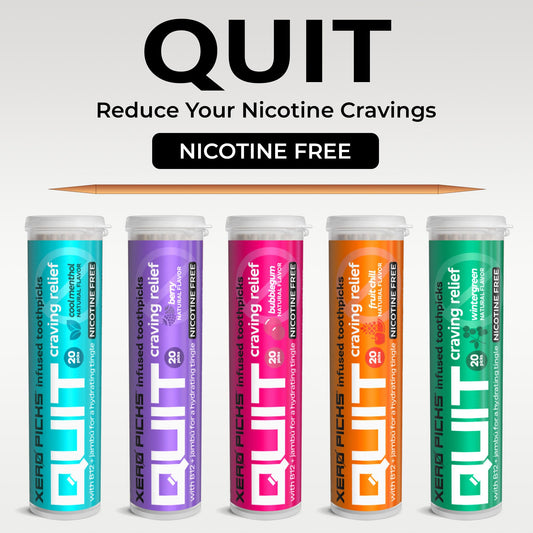 Xero Picks Infused Flavored Toothpicks to Help Quit Smoking - Nicotine Xero Picks