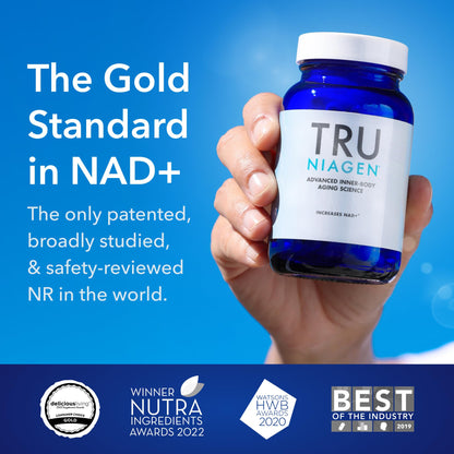 TRU NIAGEN Patented NAD Supplement for Brain Function, Anti Aging & Cell Regeneration, 300mg Niagen, 30 Servings | Supports Cellular Energy, Muscle | Nicotinamide Riboside (NR) Take 1 Daily | 2 Bottle TRU NIAGENBuy Supplements Australia