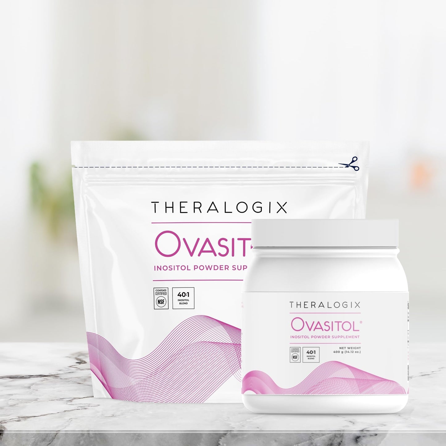 Theralogix Ovasitol Inositol Powder - 180 Servings - Myo-Inositol & D-Chiro Inositol TheralogixBuy Supplements Australia