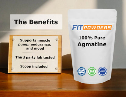 FitPowders Agmatine Sulfate Powder 250 Grams (Multiple Sizes) Strength and Pump FitPowders