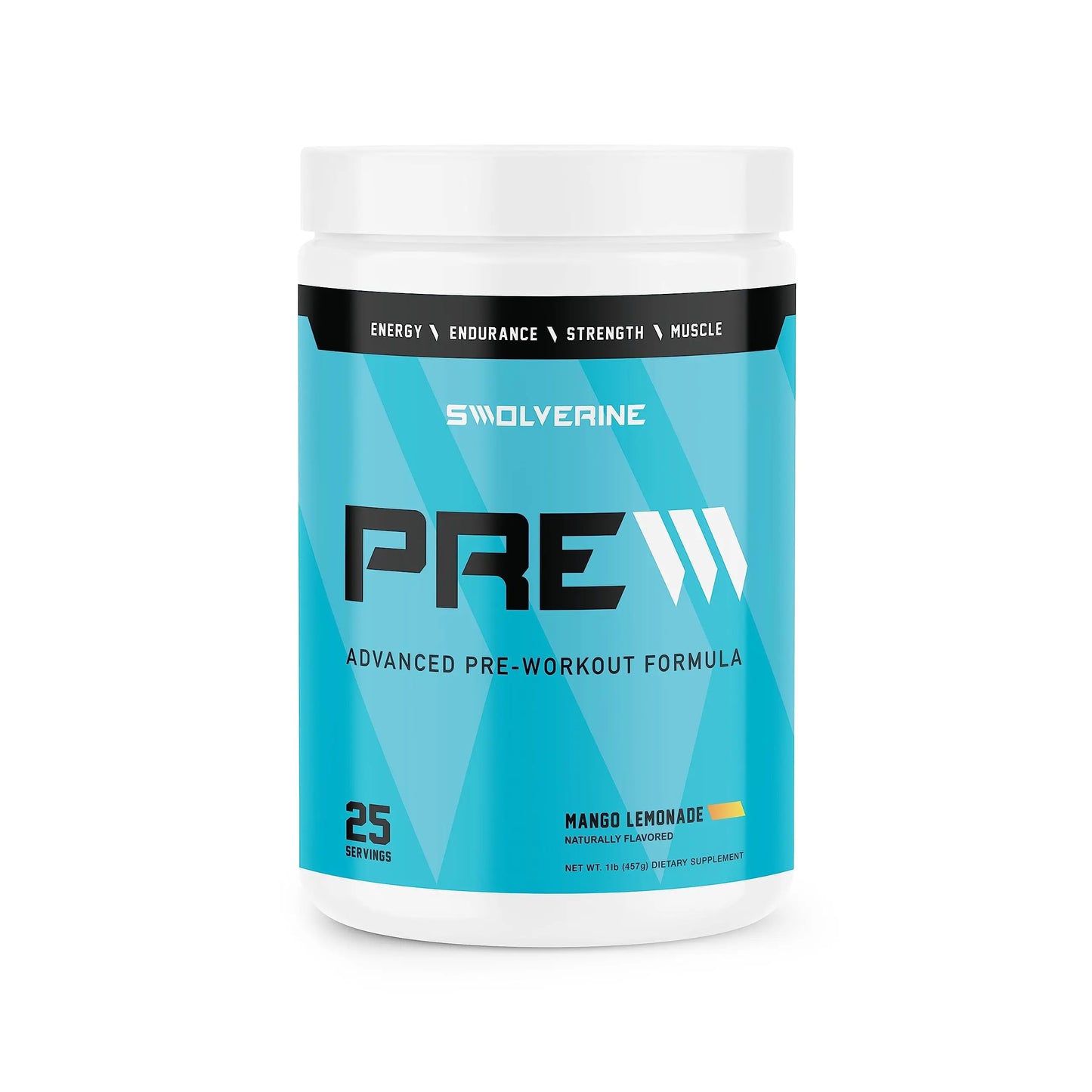 Swolverine PRE-Workout | Citrulline Malate, Carnosyn Beta Alanine, Carnitine, Ginseng Swolverine