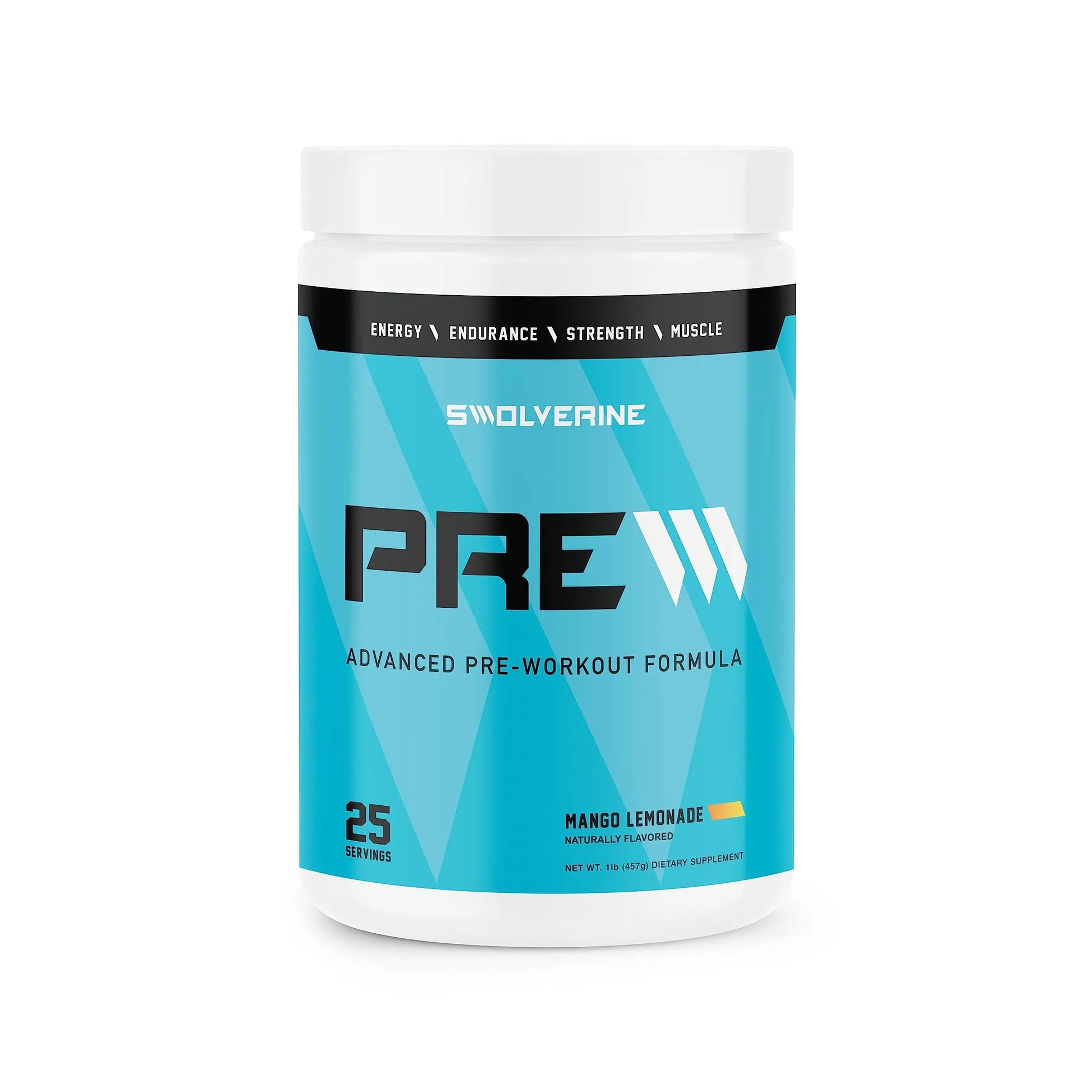 Swolverine PRE-Workout | Citrulline Malate, Carnosyn Beta Alanine, Carnitine, Ginseng Swolverine