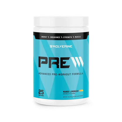 Swolverine PRE-Workout | Citrulline Malate, Carnosyn Beta Alanine, Carnitine, Ginseng Swolverine