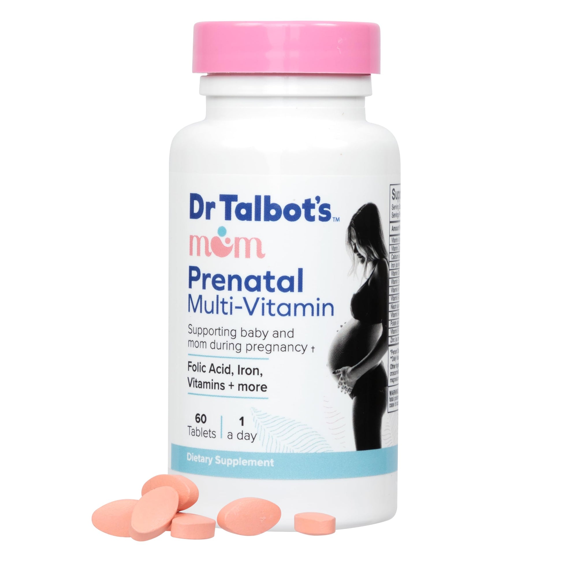 Dr. Talbot's Mom Prenatal Multi-Vitamin with Folic Acid, Iron, Vitamins and More Dr. Talbot's