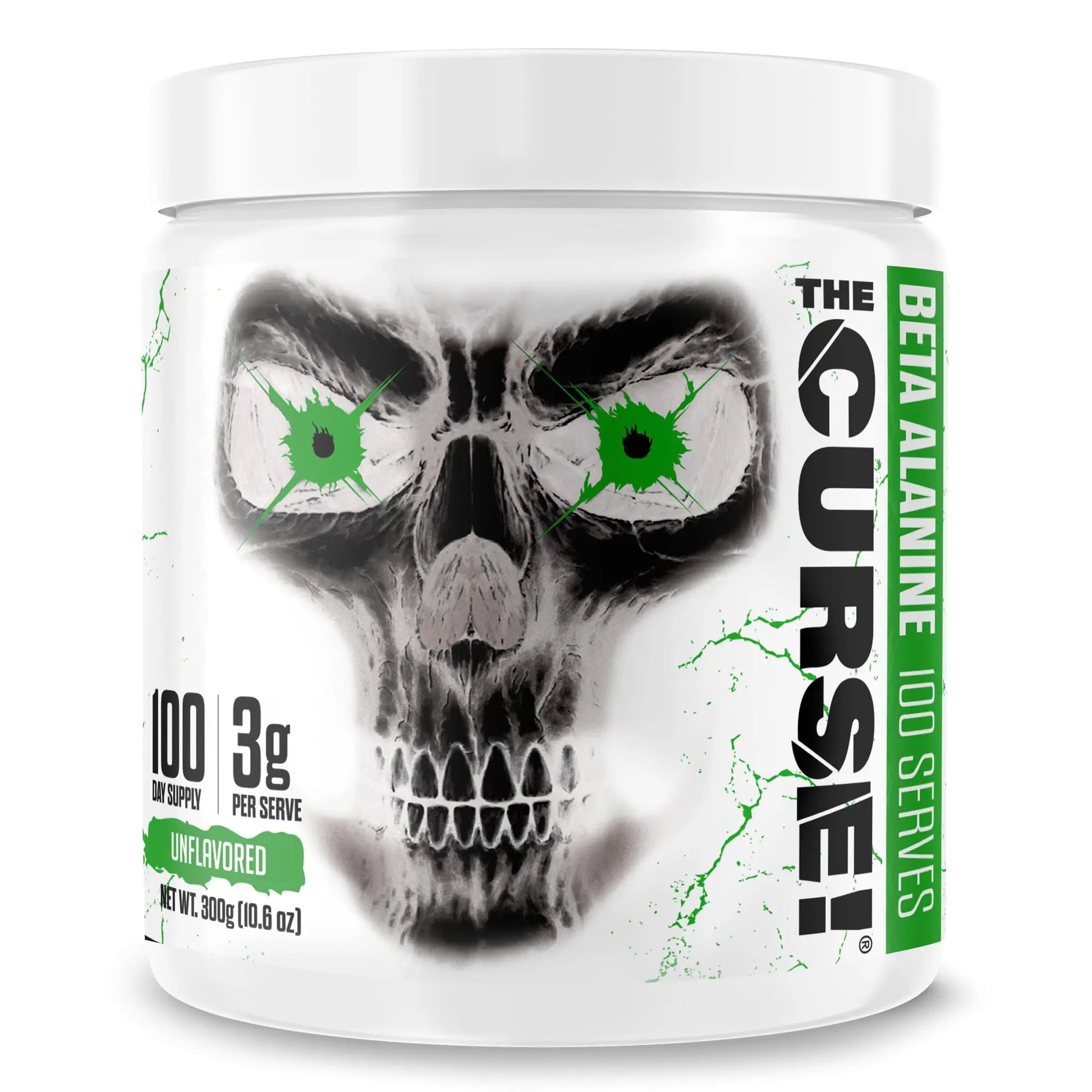 JNX SPORTS The Curse! Beta Alanine Powder - Unflavored, 100 Servings, 3g per Serving JNX SPORTS