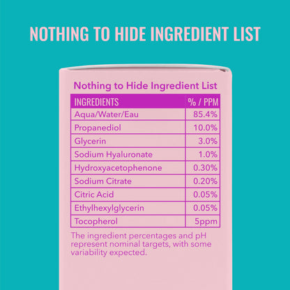 Good Molecules Hyaluronic Acid Serum - 1% Hyaluronic Acid Non-greasy Ultra Hydrating Serum