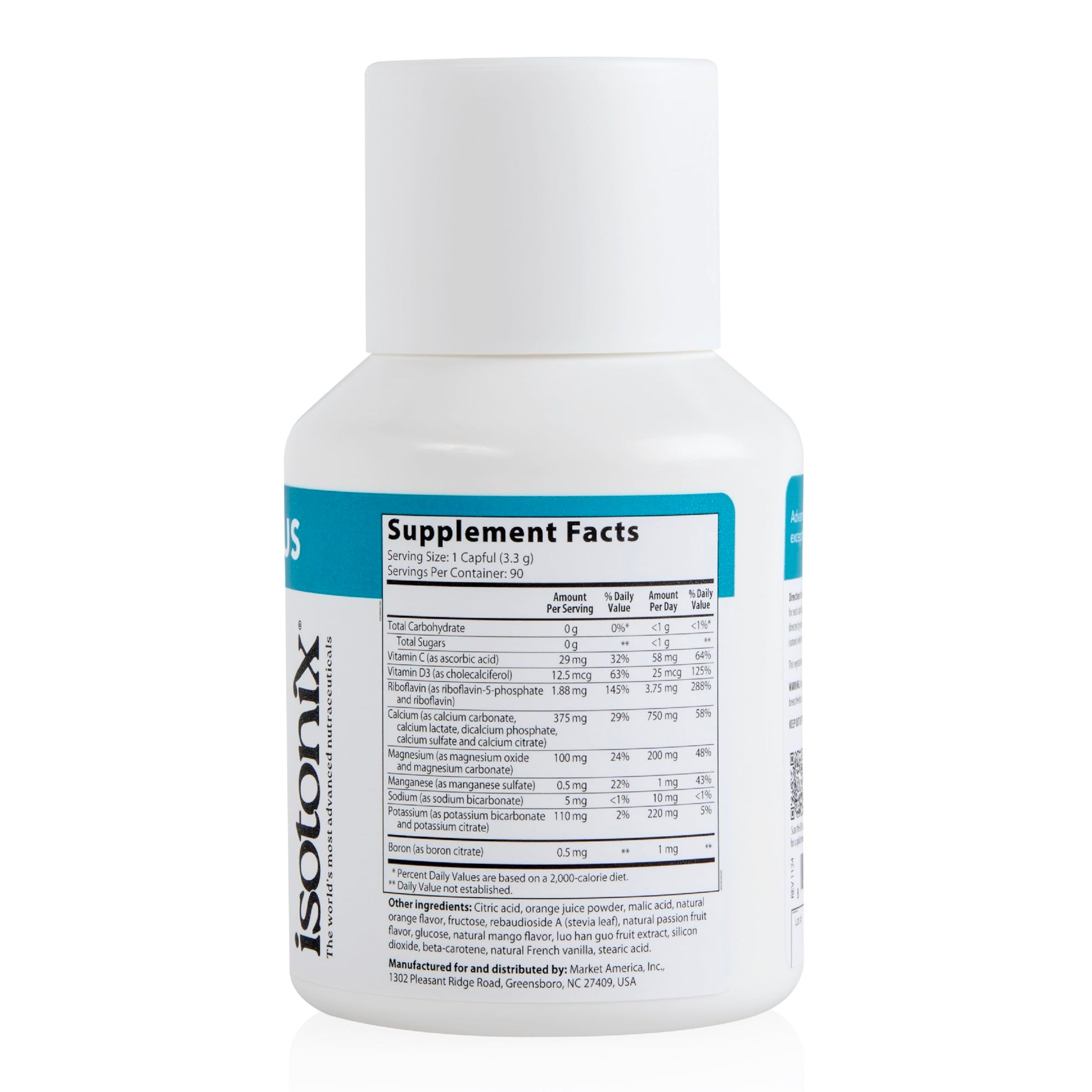 Isotonix Calcium Plus – Calcium Supplement for Women and Men with Magnesium, Vitamin D3, and Vitamin C – Fast Absorbing Isotonic Formula – Calcium Citrate & 5 Salts - 90 Servings IsotonixBuy Supplements Australia