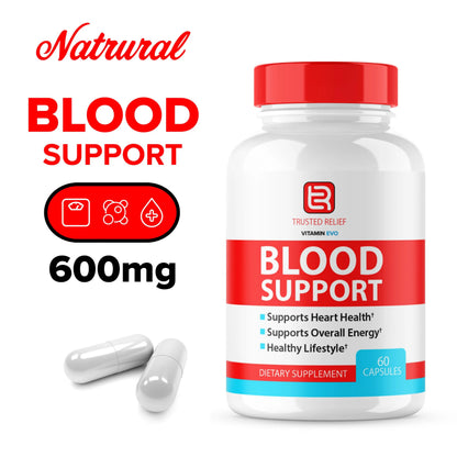 (2 Pack) Trusted Relief Blood Support Capsules, Trusted Relief Advanced Strength Glycogen Reviews Healthy Levels Support Supplement, TrustedRelief Maximum Blood Support Formula Supplement (120 Caps) Vitamin Evo buy supplements Au