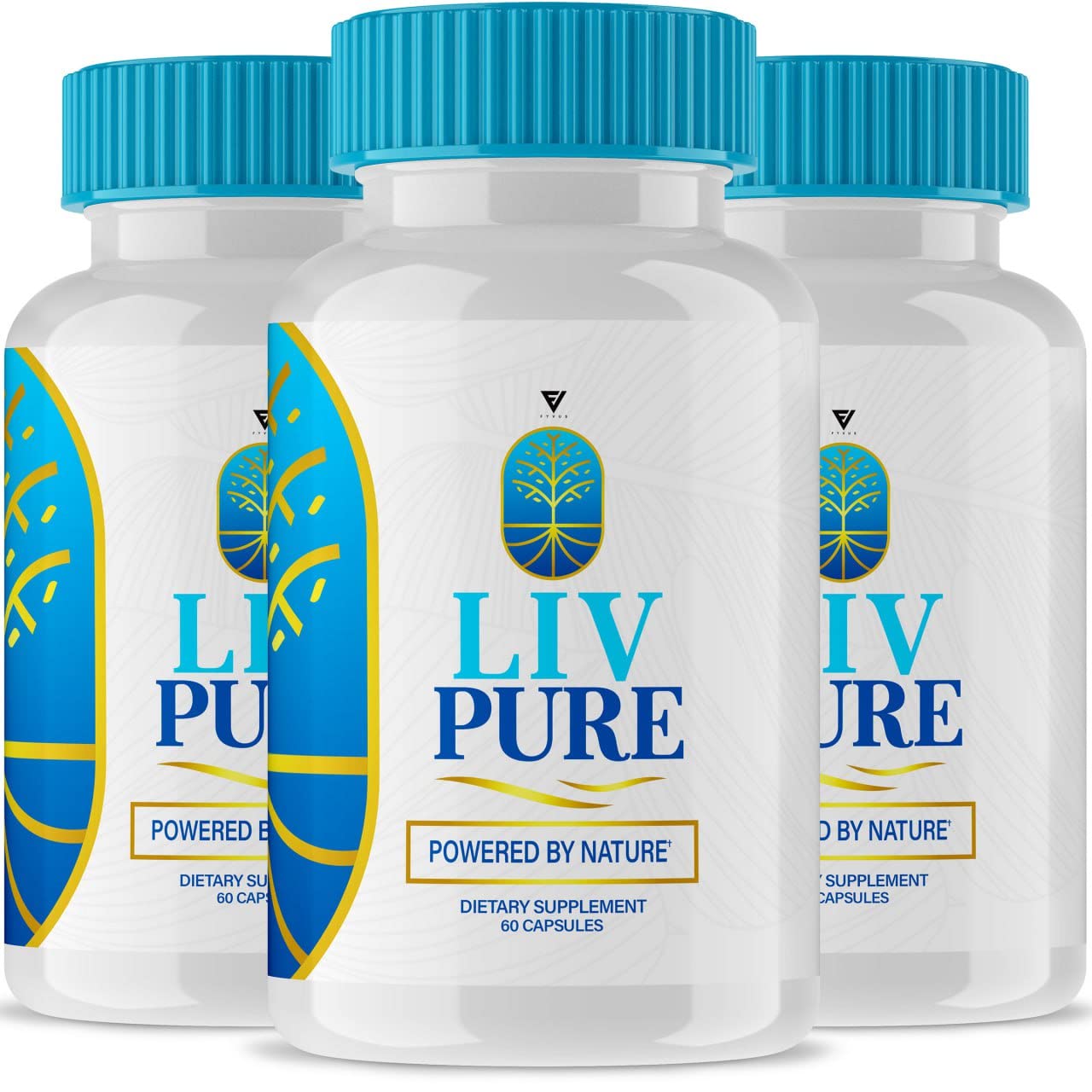 (3 Pack) Liv Pure Pills, Livpure Liver Detox Cleanse Management Capsules Advanced Formula Supplement Fyvus