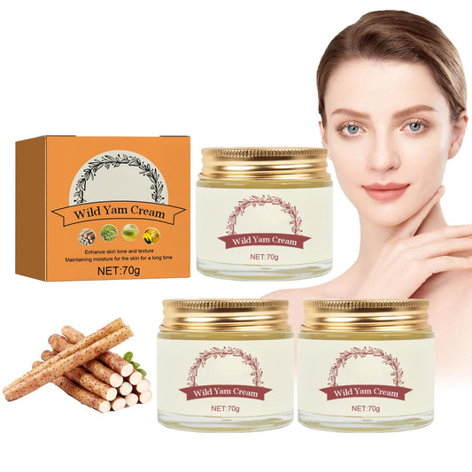 3PCS Wild Yam Cream, Annas Wild Yam Cream Organic for Hormone Balance, Women's Organic Generic