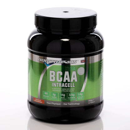 Boditronics BCAA Intracell Xtra Intra Workout Protein Powder, Branched Chain Amino Acid Supplement Boditronics