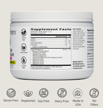 BIOptimizers Magnesium Breakthrough Drink - 8 Forms of Magnesium, Electrolytes, Sleep Health, Stress, Muscle Recovery, Heart Support | Glycinate, BIOptimizers