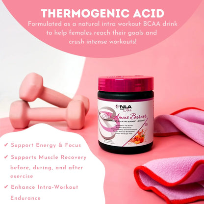 NLA for Her Pre/Intra Workout Stack (Includes Her Thermogenic Amino Georgia Peach NLA for Her