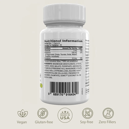BIOptimizers Magnesium Breakthrough Supplement with 500mg - 7 Forms of Magnesium: Glycinate, Malate, Citrate, and More - Natural Support for Sleep and Cognitive Function -30 Capsules- Calming Vitamins BIOptimizers buy supplements Au