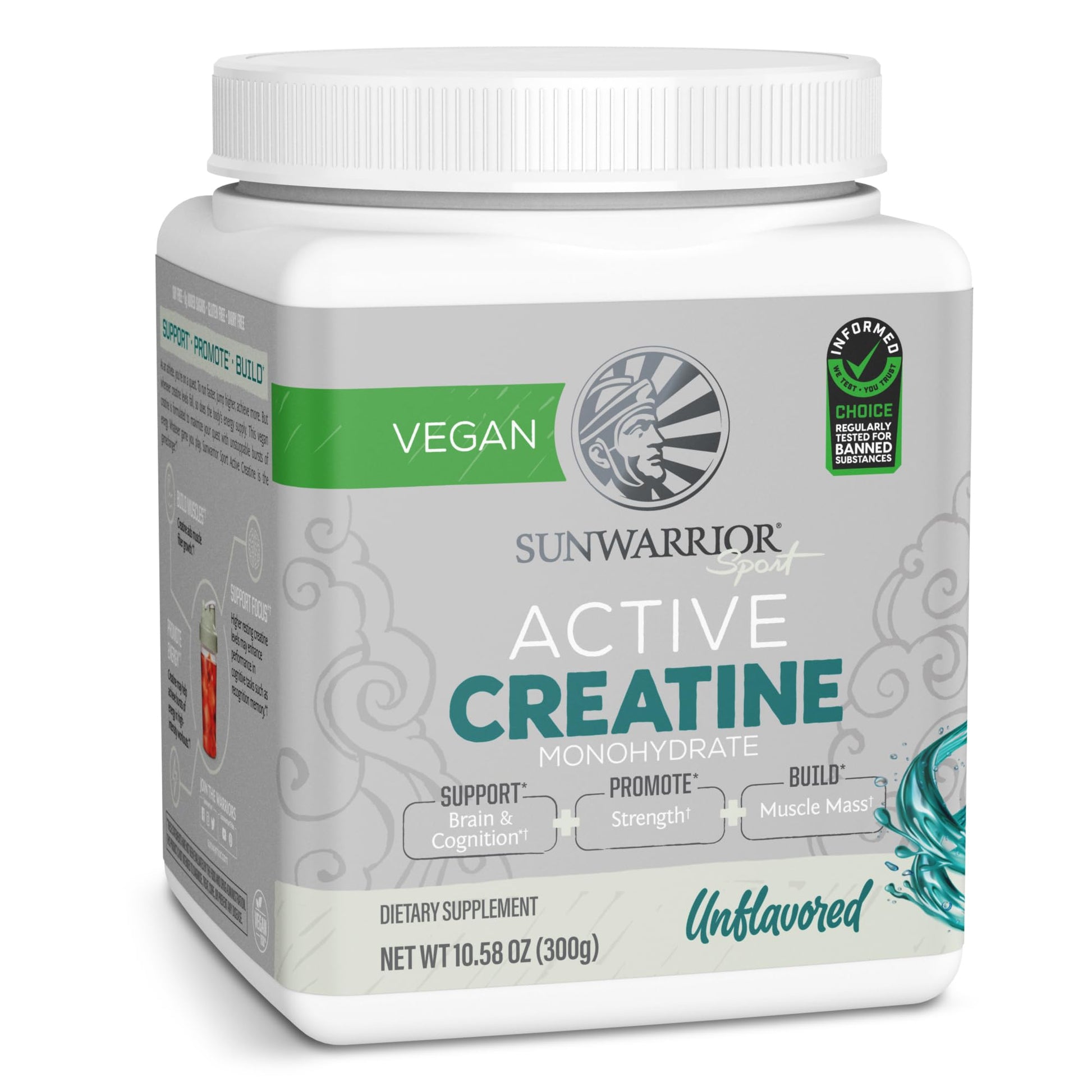 Sunwarrior, Active Creatine, 10.58 Ounce SunwarriorBuy Supplements Australia