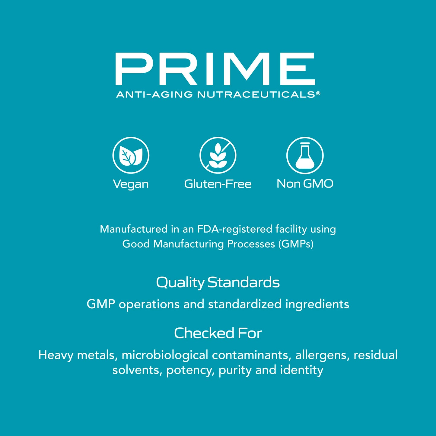 PRIME Anti-Aging Nutraceuticals NAD+ – Nicotinamide Riboside & Pterostilbene Supplement for Cellular Energy, Healthy Aging & Vitality, Vegan, Gluten-Free, 30 Servings PRIMEBuy Supplements Australia