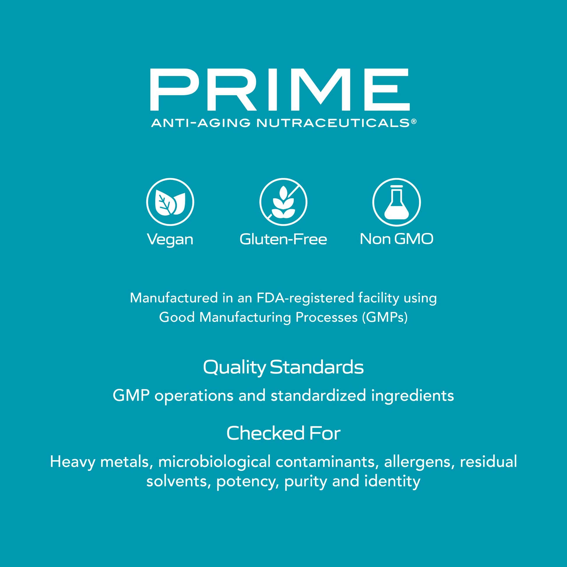 PRIME Anti-Aging Nutraceuticals NAD+ – Nicotinamide Riboside & Pterostilbene Supplement for Cellular Energy, Healthy Aging & Vitality, Vegan, Gluten-Free, 30 Servings PRIMEBuy Supplements Australia