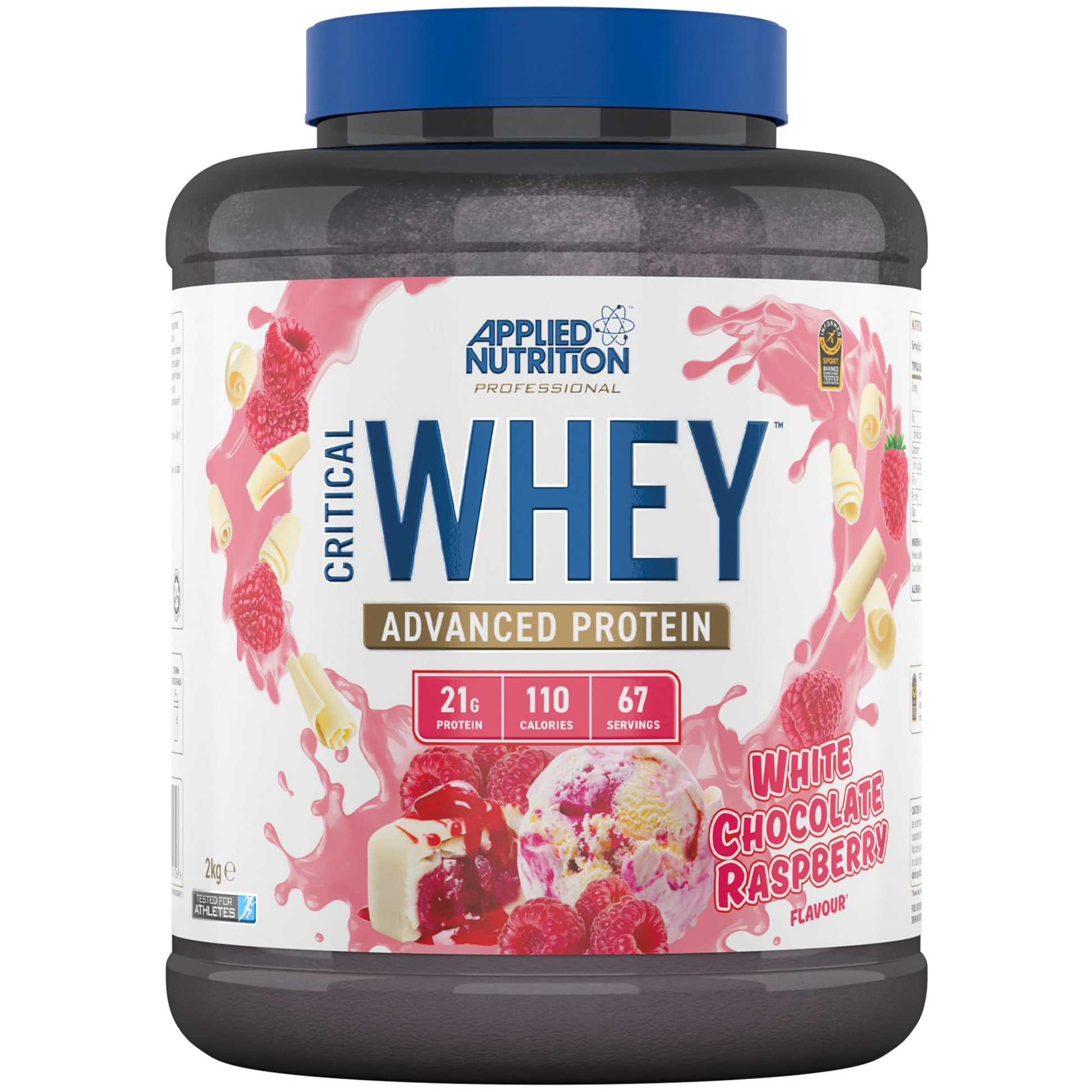Applied Nutrition Critical Whey Protein Powder 2kg - High Protein Powder, Protein Milkshake Applied Nutrition