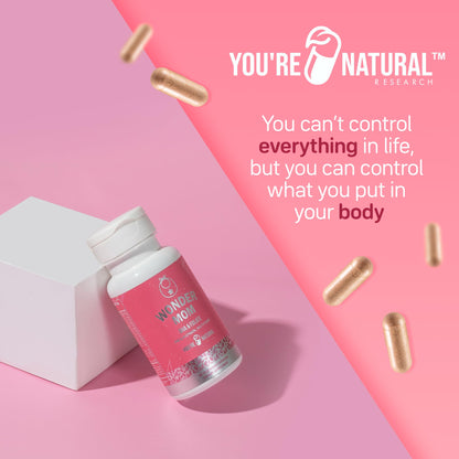 YOU'RE NATURAL Prenatal and Postnatal Vitamins for Women with Folate, DHA, Probiotics YOU'RE NATURAL