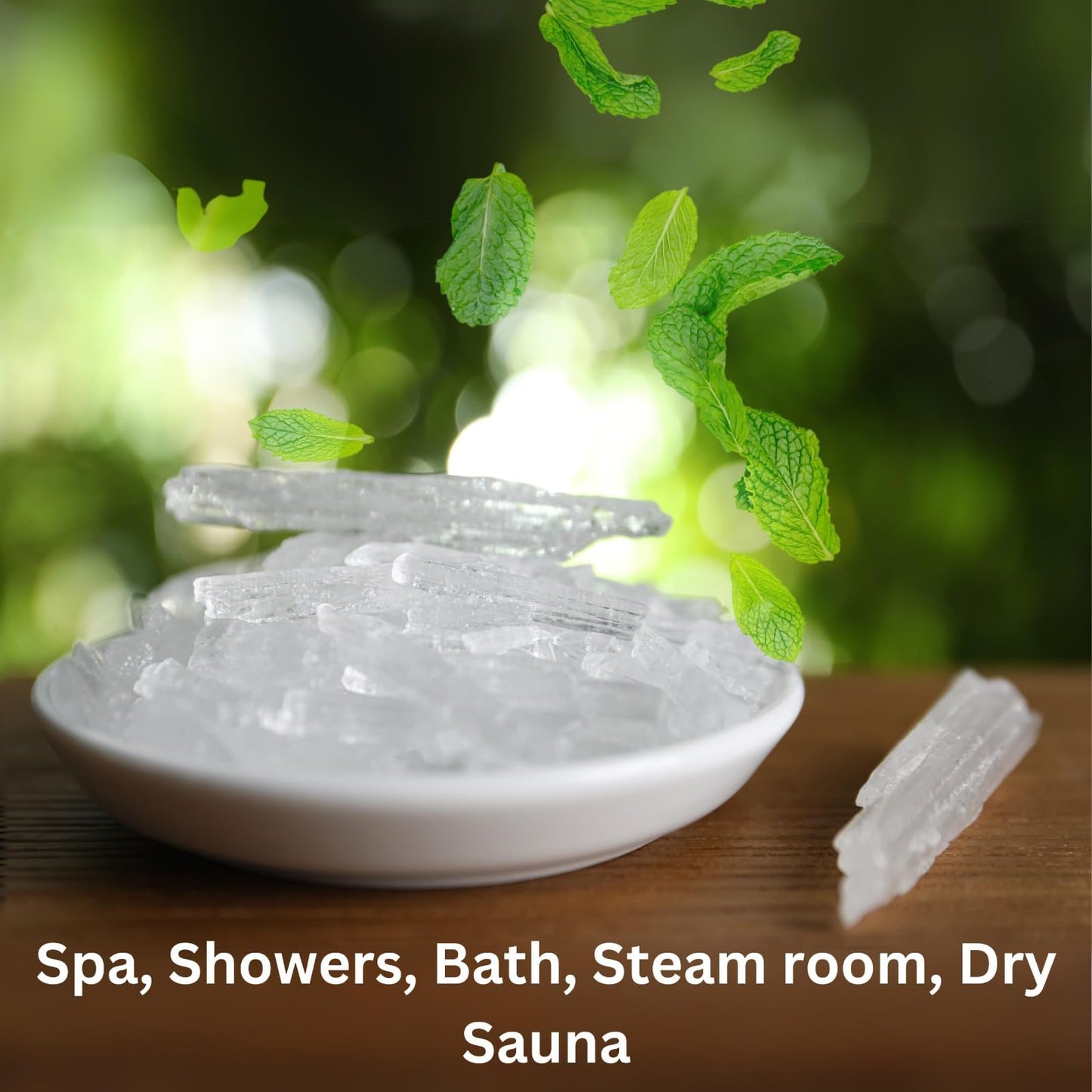 ZAVBE 1LB Menthol Crystal Mentha Arvensis Pure Natural in Resealable Bag USP Food Grade ZAVBE