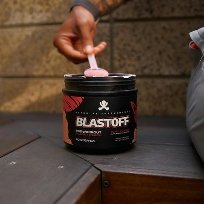 BLASTOFF Pre-Workout Powder - Organic Beet Root Powder with Natural Peach Mango AstroLab Supplements