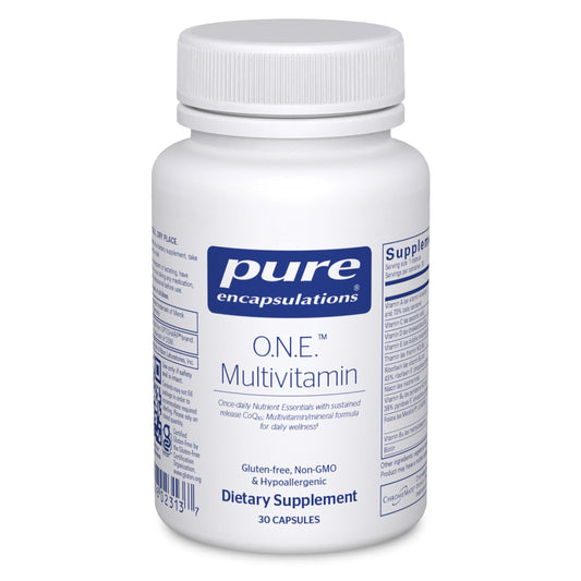 Pure Encapsulations O.N.E. Multivitamin - Once Daily Multivitamin with Antioxidant Complex Metafolin, CoQ10, and Lutein to Support Vision, Cognitive Function, and Cellular Health* - 30 Capsules Pure EncapsulationsBuy Supplements Australia