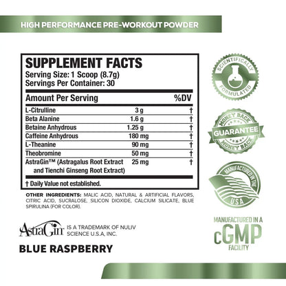 Jacked Factory NITROSURGE Pre Workout Supplement, Growth Surge Post Workout Muscle Jacked Factory