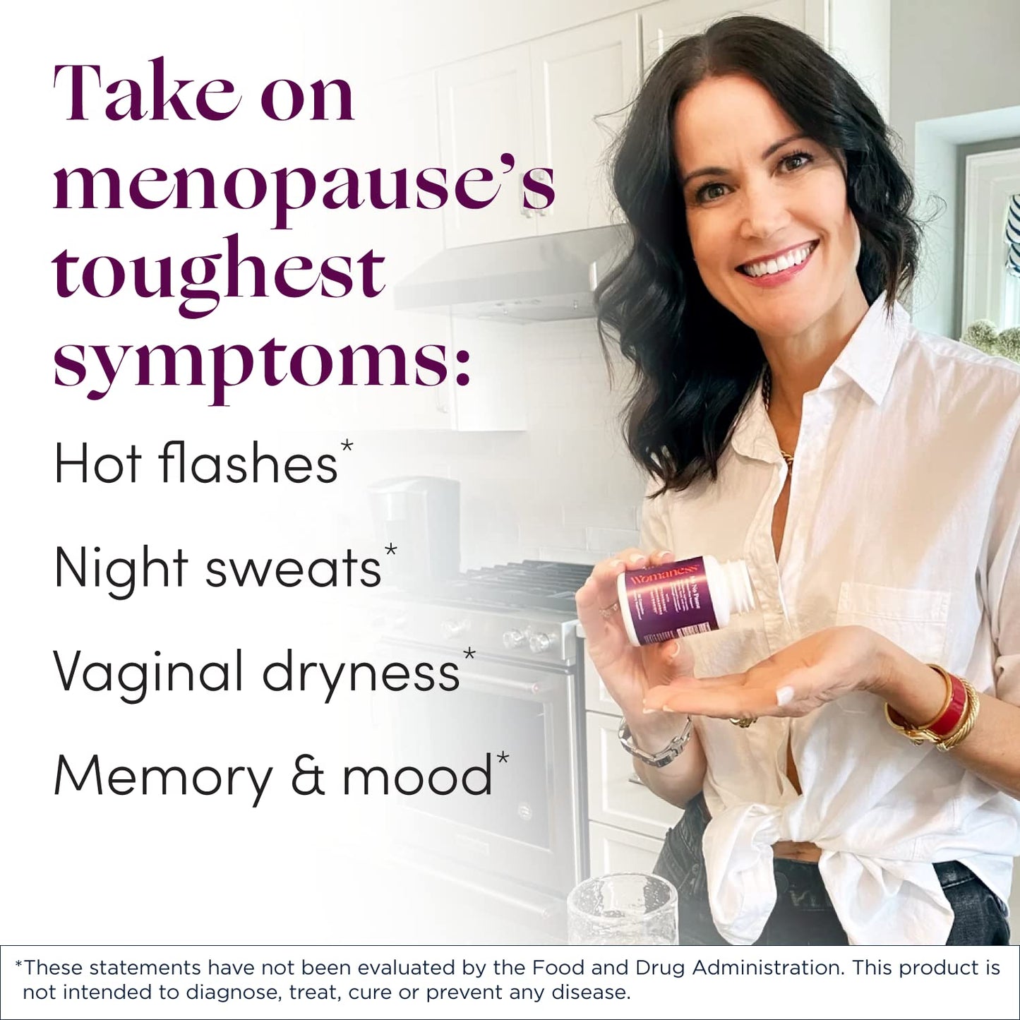Womaness Menopause Supplements for Women - Menopause Relief for Hot Flashes & Night Sweats Womaness