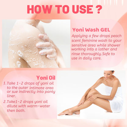 Yoni Wash Yoni Oil Yoni Bar Soap for Women ph Balance, Feminine Wash for Women Remove Odor forvirness